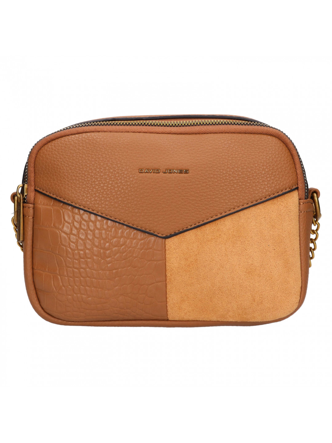 Dámská crossbody kabelka David Jones Electe – koňak